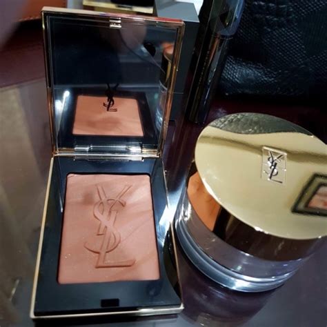 ysl creme blush|YSL bronzing powder.